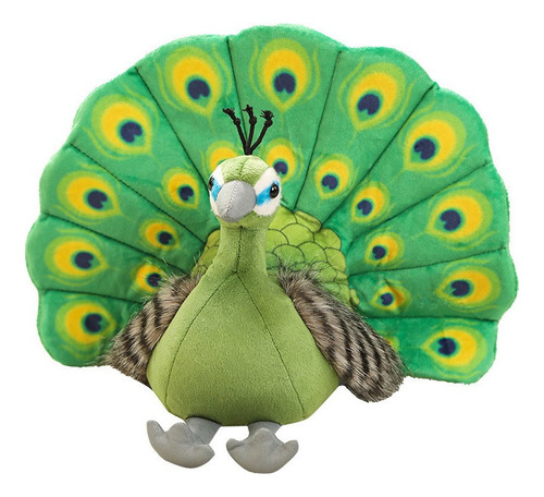 Muñeca De Pájaro De Peluche De Pavo Real De 30 Cm, Animal De