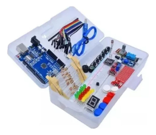 Kit Arduino Uno En Caja 84 Componentes Mas Completo Armar