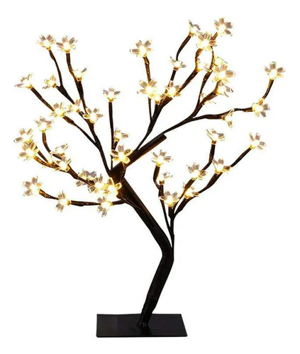 Arbol De Navidad Luminoso Bonsai Luces Led Blanco Calido