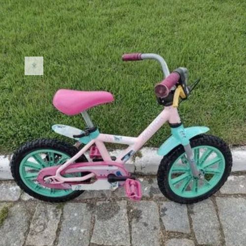 Bicicleta Infantil Aro 14 First Com Rodinhas De Treinamento