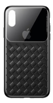 Protector iPhone XR Tejida Color Negro 