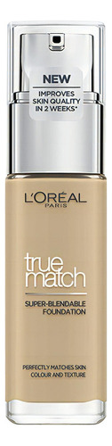 Base De Maquillaje Cubritiva True Match Fdt L'oréal Paris Tono 3.n Beige Creme