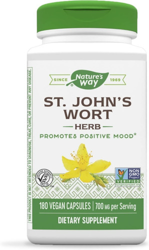 Nature's Way St. John's Wort Hierba De San Juan X 180cáps