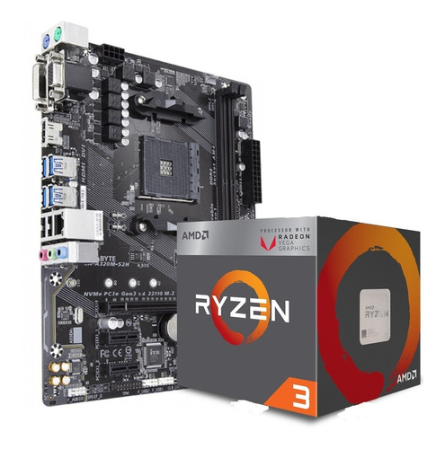 Combo Actualizacion Amd Ryzen 3 2200g  + Mother Asus A320