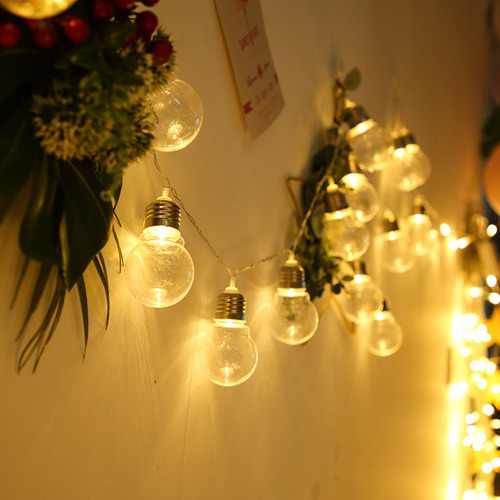 Cadena De Luces Con Forma De Guirnalda De 20/10 Led, Enchufe