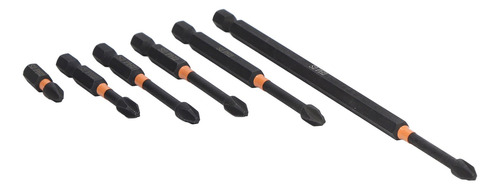 Juego De Puntas De Destornillador, 6 Piezas, Acero Aleado, P