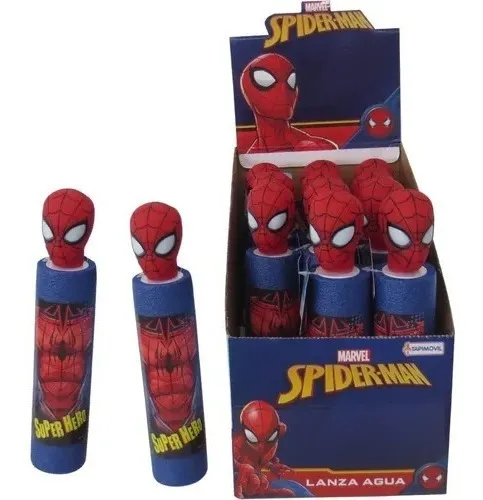 2 Lanzadores De Spiderman Pistola De Agua Juguetes Para Niño