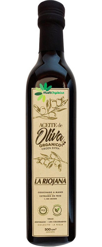 Aceite De Oliva Orgánico Virgen Extra X 500ml - La Riojana