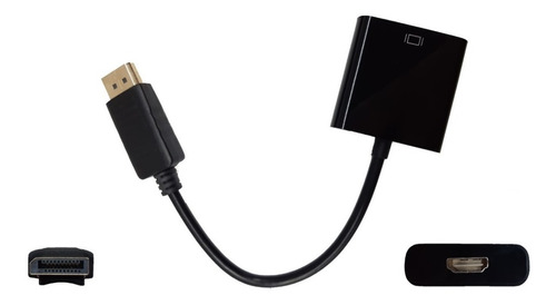 Display Port To Hdmi Adapter Cable Conversor 