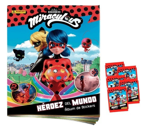 Album Miraculous Ladybug Heroez Del Mundo Completo A Pegar