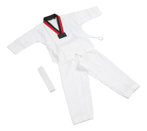 Uniforme De Taekwondo Para Niños Con Cinturón De Poliéster Y