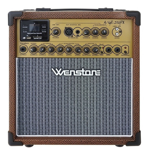 Amplificador Wenstone A-ge 258fx Electrica Teclado Microfono