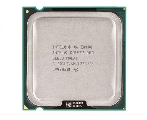 Procesador Intel Core 2 Duo E8400 3,0 Ghz, 6m 1333mh 775 Cpu