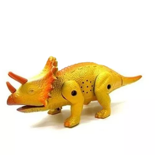 Dinossauro Robô Triceratops com Luz e Som Sakes - minipreco