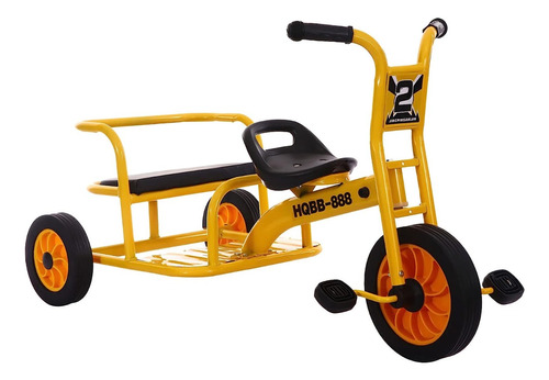 Triciclo Infantil, Rueda Grande Delantera Amarillo 2; Wogdks