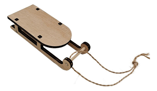 Jjzs Trineos De Madera En Miniatura Mini Vintage Hechos A