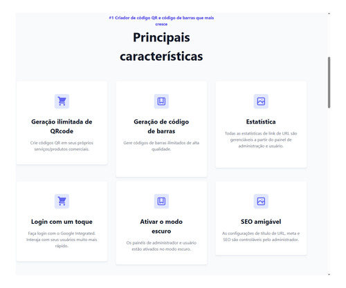 Gerador Qr Code + Código De Barras Saas Php