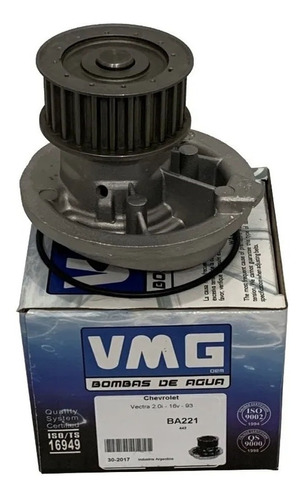 Bomba De Agua Vmg P/ Chevrolet Vectra 2.4 16v