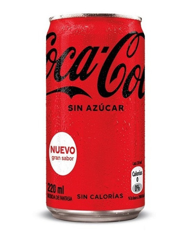 Bebida Lata 220cc Coca Cola Sin Azucar  