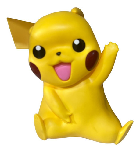 Figura Pikachu Pokemon Plastico 29 Cm Alto En Caja 