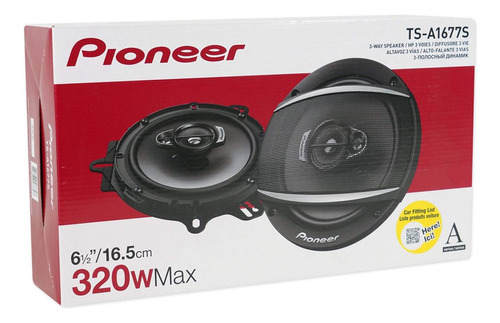 Parlantes Pioneer Ts-a1677s  320w / 3 Vías / 16cms