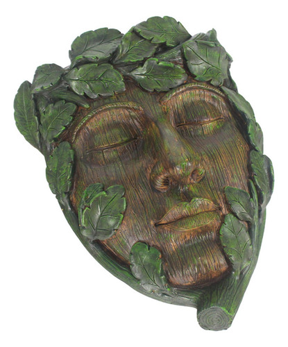 Plantilla De Escultura De La Cara De Árboles Decoración Al
