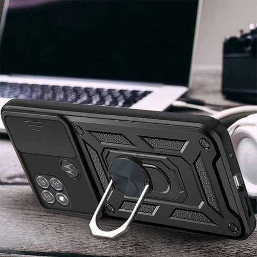 Funda Para Motorola Moto G9 Play Case Uso Rudo Negro (Reacondicionado)