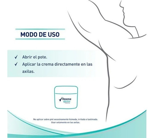Pack X 6u Antitranspirante En Crema Rexona Odorono 60g