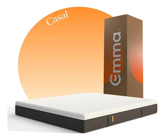 Colchão Casal Emma Premium Hybrid 2.0 (138cmx188cm) A Vácuo Cinza