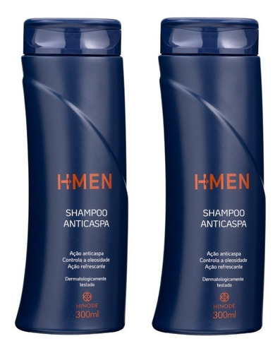  Kit Shampoos 2 Anti Seborreia Para Homem Limpa Profundamente