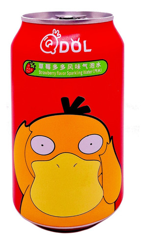 Pokemon- Gaseosa / Lata Coleccionable Sabor Frutilla 330 Ml.