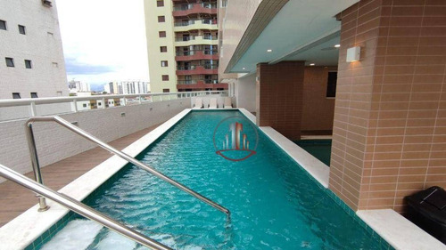 Imagem 17 de 30 de Apartamento De 2 Dormitórios Alto Padrão Com Vista Mar - Ap3041