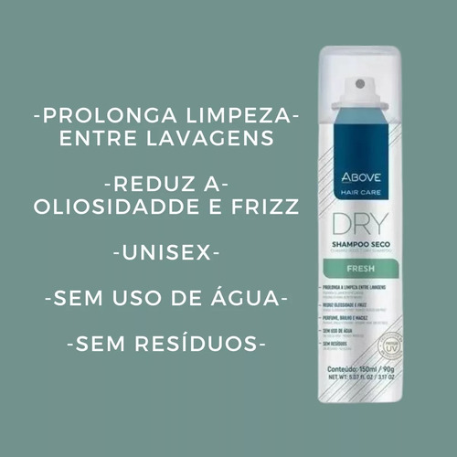Shampoo Seco Dry Fresh Above 150ml (6und)