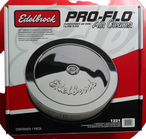 Edelbrock Filtro De Aire Chevrolet Ford Dodge Accesorios