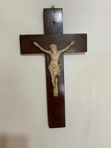 Cristo Cruz De Madera Para Colgar Cristo Roto