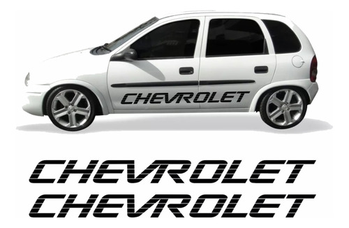 Faixa Lateral Corsa Sport Adesivo Personalizado Chevrolet Imp89