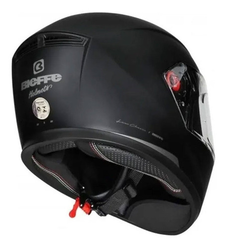 Imagem 3 de 3 de Capacete Bieffe B-12 Classic Preto Fosco + Viseira Extra