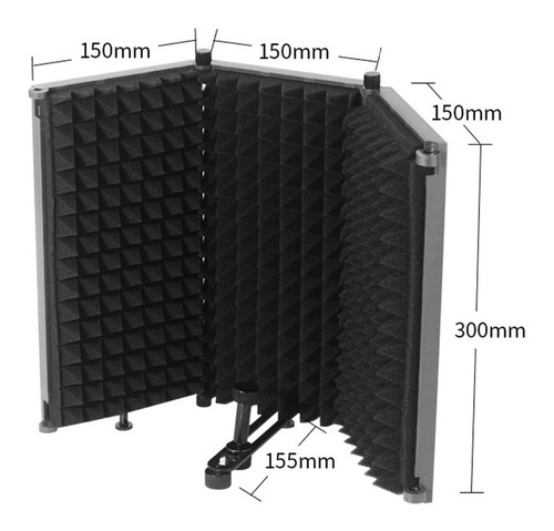 Imagen 2 de 10 de Filtro Antipop Elefir Para Home Studio - 3 Paredes El Mejor
