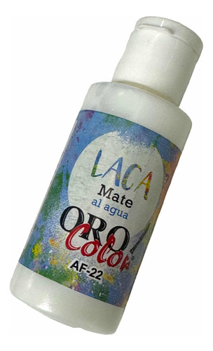 Laca Mate Al Agua Oro Color Proteger Ceramica Madera Lienzo