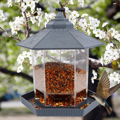 Comedero Para Pajaros Salvajes Twinkle Star, Colgante Ext...