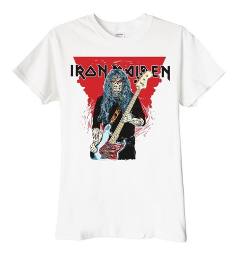 Polera Iron Maiden Eddie Steve Harris Comi Metal Abominatron