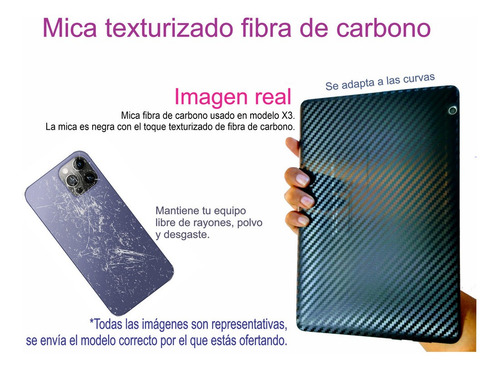 Mica Tablet Tab Pro 10.1 Samsung Fibracarbono/no Cristal