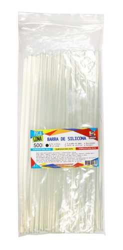 Barra De Silicona De 30cm X 0.74cm Para Pistola Chica X 500g