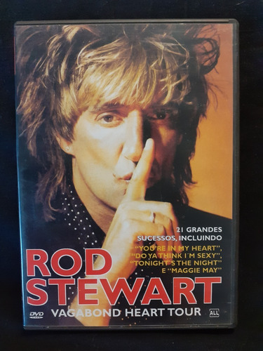 Dvd - Rod Stewart - Vagabond Heart Tour