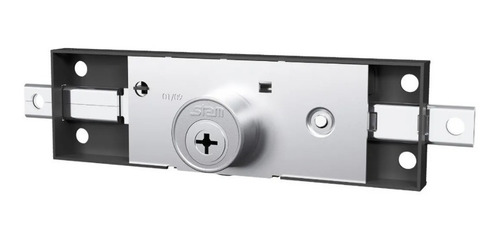 Fechadura Porta Enrolar Tetra Chave Externa 1201 Preto Stam