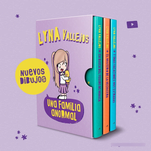 * Pack Una Familia Anormal * Lyna Vallejos 3 Libros + Poster