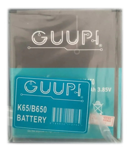 Bateria Pila Guupi Krip K65 B650 Nueva Sellada Garantía
