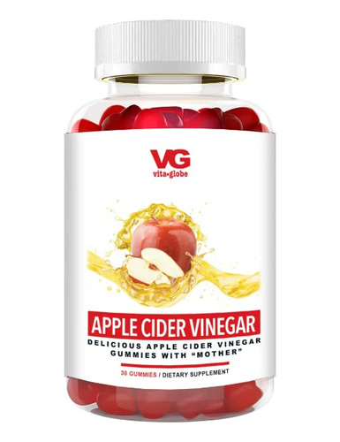 Vitaglobe Vinagre De Sidra De Manzana De 500 Mg Con Goma B6,