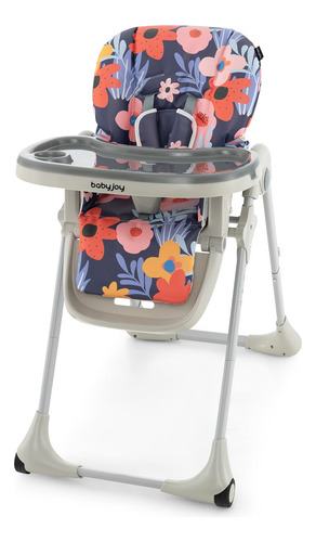 Baby Joy Grow & Go Floral Silla Comedor Ajustable Bebe