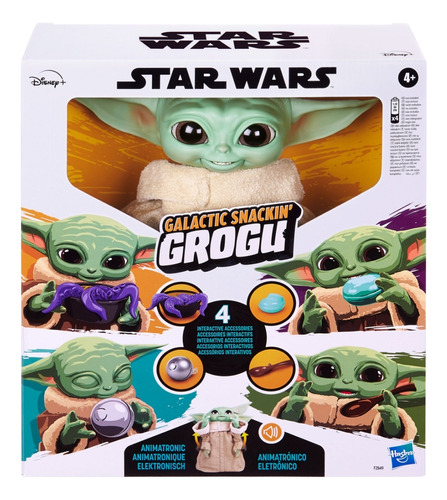 Baby Yoda Galactic Snackin Grogu Star Wars De Hasbro 